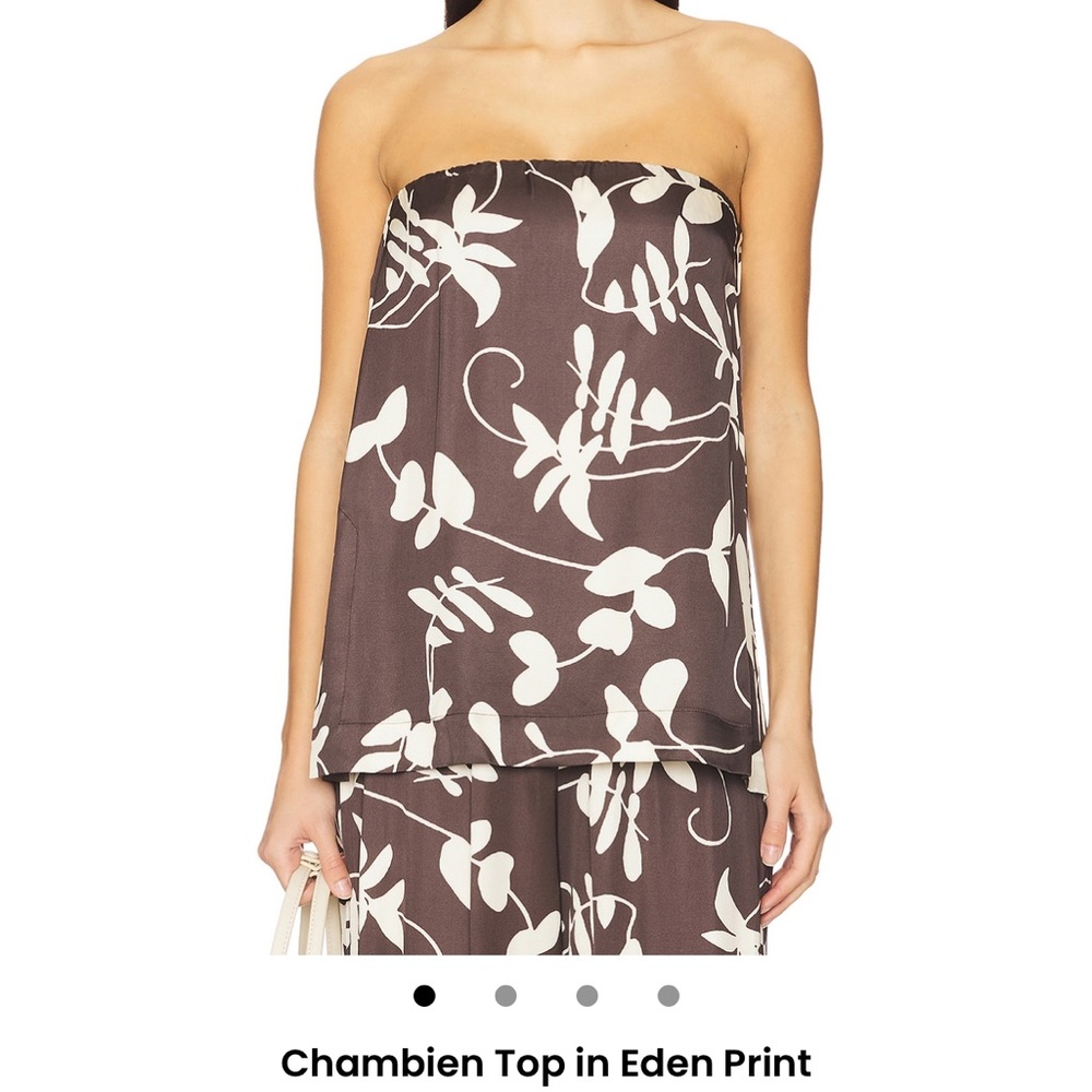 Faithfull the Brand Chambien top in Eden print